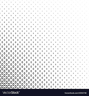 Monochrome geometric ellipse pattern background vector image