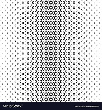 Monochrome geometric ellipse pattern background vector image