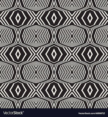 monochrome geometric folk ornate pattern