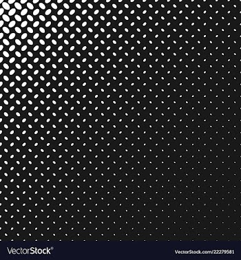 Monochrome geometric halftone ellipse pattern vector image