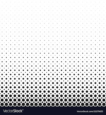 Monochrome geometrical abstract halftone circle vector image