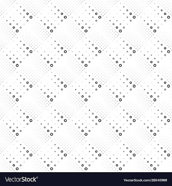 Monochrome geometrical abstract ring pattern vector image