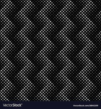 Monochrome geometrical curved star pattern vector image
