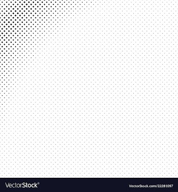 Monochrome geometrical halftone diagonal square vector image