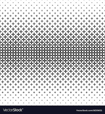 Monochrome geometrical pattern - abstract vector image