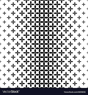 Monochrome geometrical pattern - background vector image