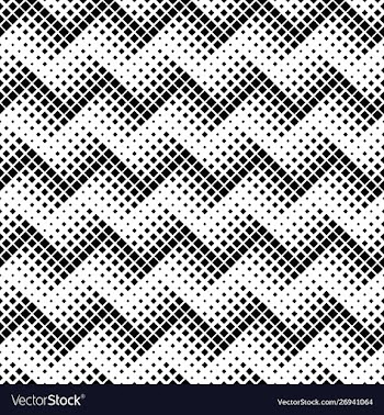 Monochrome geometrical seamless diagonal square vector image