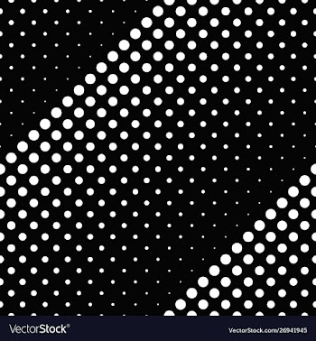 Monochrome geometrical seamless dot pattern vector image