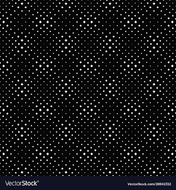 Monochrome geometrical seamless star pattern vector image