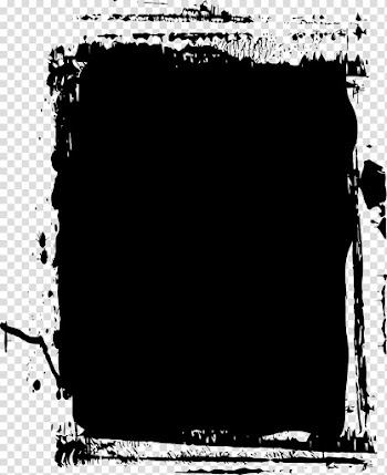 Monochrome Graphic design Poster, grunge frame transparent background PNG clipart