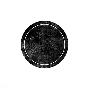 Monochrome grunge distressed texture circle | Free stock vector - 554471