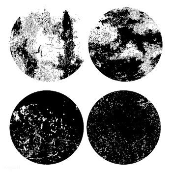 Monochrome grunge distressed texture set | Free stock vector - 554447