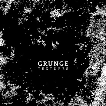 Monochrome grunge distressed texture vector | Free stock vector - 554391