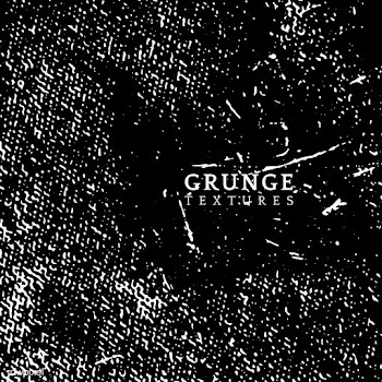 Monochrome grunge distressed texture vector | Free stock vector - 554452