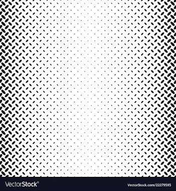 Monochrome halftone diagonal ellipse pattern vector image