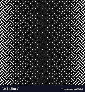 Monochrome halftone diagonal ellipse pattern vector image