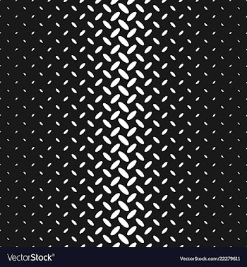Monochrome halftone diagonal ellipse pattern vector image