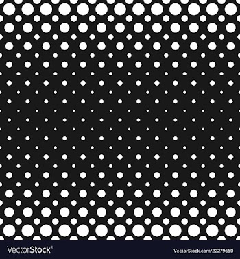 Monochrome halftone dot pattern background vector image