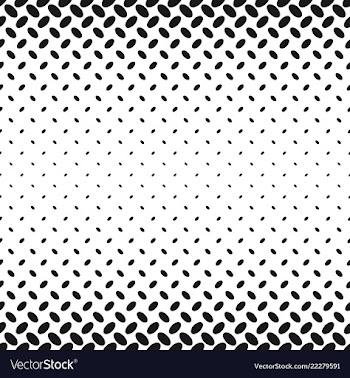 Monochrome halftone ellipse pattern background vector image