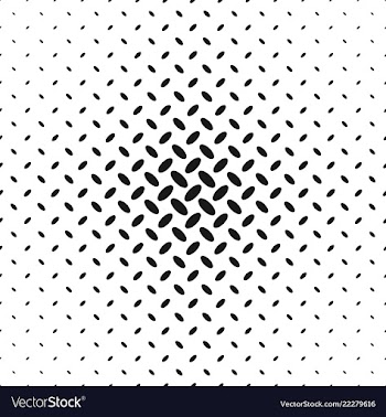 Monochrome halftone ellipse pattern background vector image