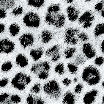 Monochrome Leopard Print Textile Pattern