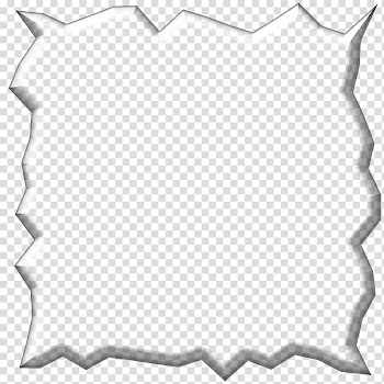 Monochrome Line art , irregular border transparent background PNG clipart
