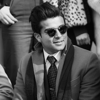 Monochrome Of Man Wearing Shades