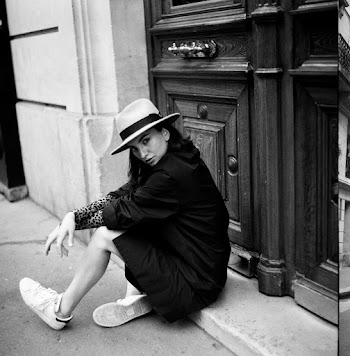 Monochrome Of Woman Sitting On The Floor