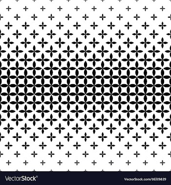 Monochrome pattern - background vector image