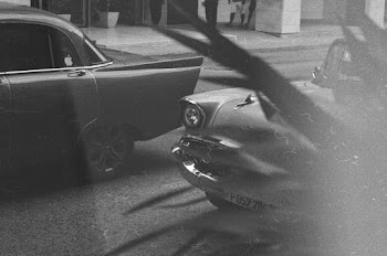 Monochrome Photo Of Cars