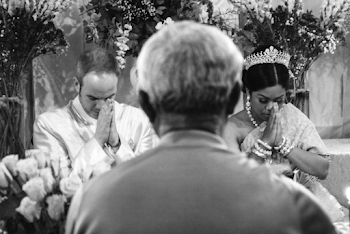 Monochrome Photo Of Ceremony