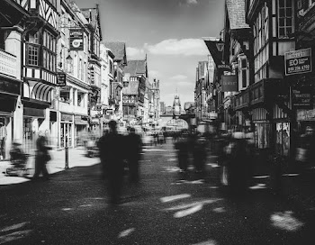 Monochrome Photo Of City During Daytime