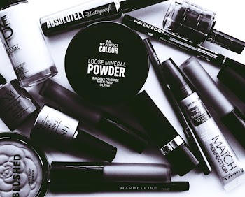 Monochrome Photo of Cosmetics