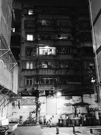 Monochrome Photo of High-Rise Building