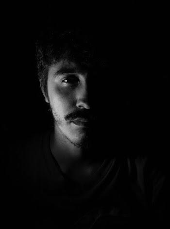 Monochrome Photo of Man's Face