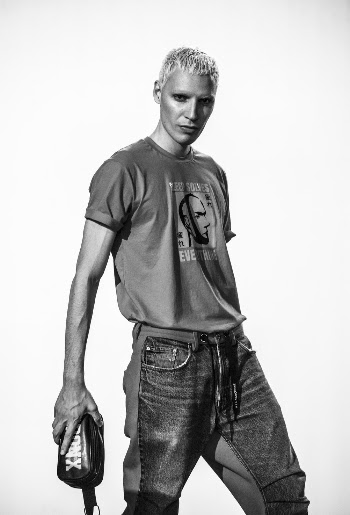Monochrome Photo Of Man Holding Bag