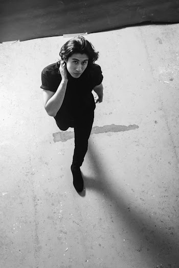 Monochrome Photo Of Man Wearing Black Shirt