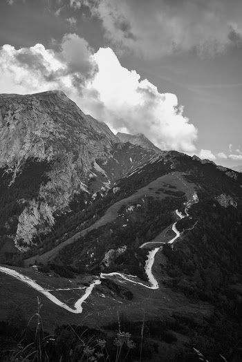 Monochrome Photo of Mountain