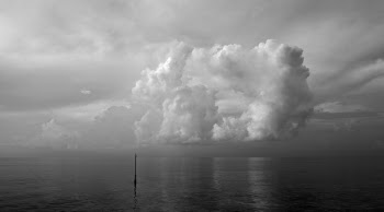 Monochrome Photo of Nimbus Clouds