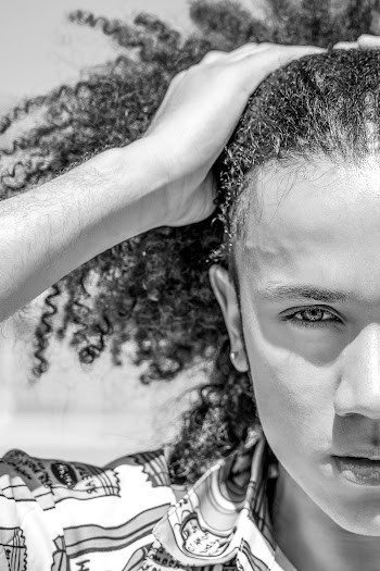 Monochrome Photo of Person's Face
