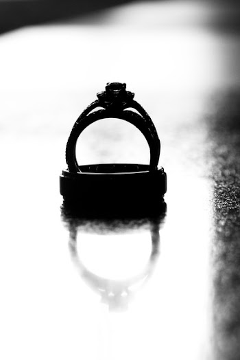Monochrome Photo of Ring