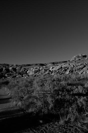 Monochrome Photo of Signage