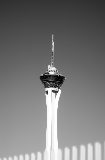 Monochrome Photo of Tower