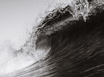 Monochrome Photo of Waves