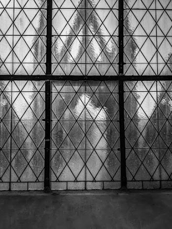 Monochrome Photo of Window