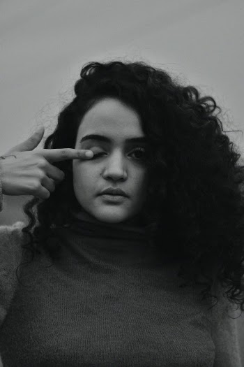 Monochrome Photo Of Woman