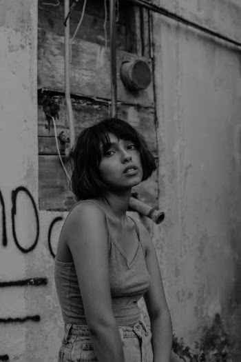 Monochrome Photo of Woman in Tank Top  · Free Stock Photo