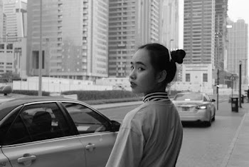 Monochrome Photo Of Woman Standing Near Sedan