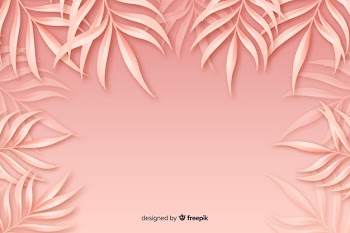 Monochrome pink leaves background Free Vector