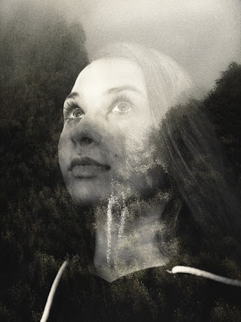 Monochrome Portrait Photo Of Woman 